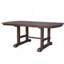 Table de salle à manger extensible 60 "à 78", table de cuisine en bois de ferme avec rallonge amovible, grande table extensible pour 4 à 8 personnes-1385407300