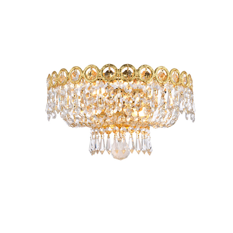 Stoltz Flush Mounted Sconce, Gold