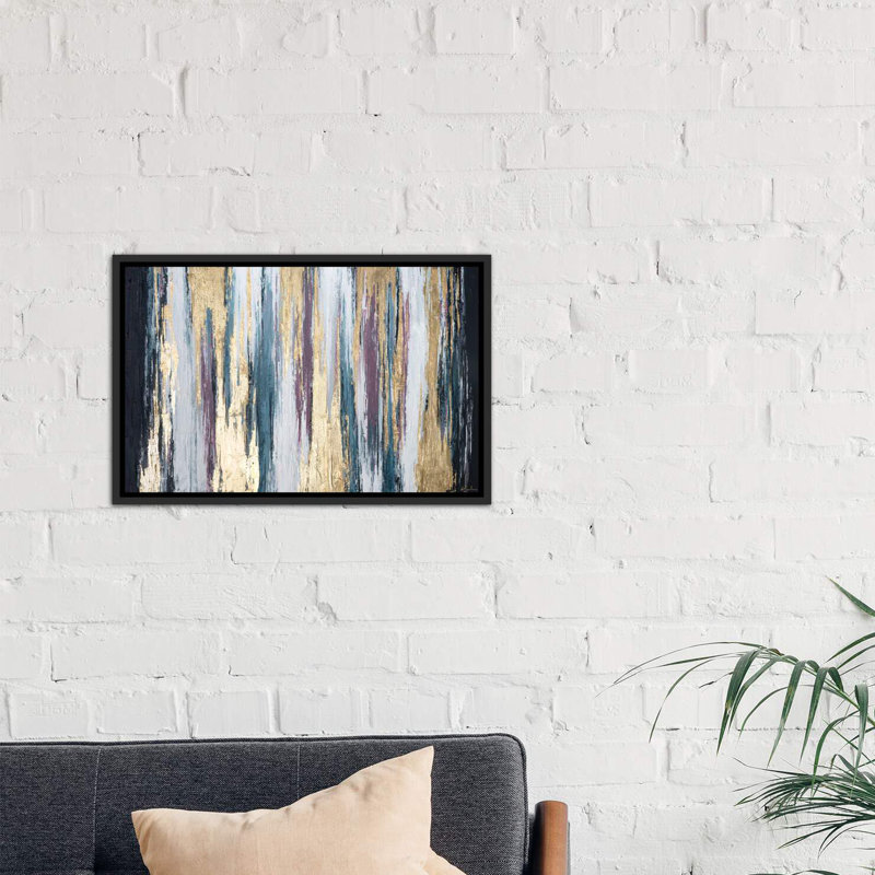 « walk of fierté » par nikki chauhan-print, H 18 po x l 26 po x P 1,5 po, Toile avec cadre noir