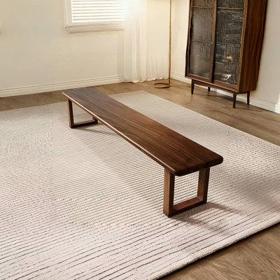 Banc en bois massif Kaile