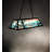 Rustic Lodge 9 - Light Textured Black Pool Table Lights Pendant