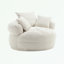 Canapé simple en chenille avec coussins-276592242