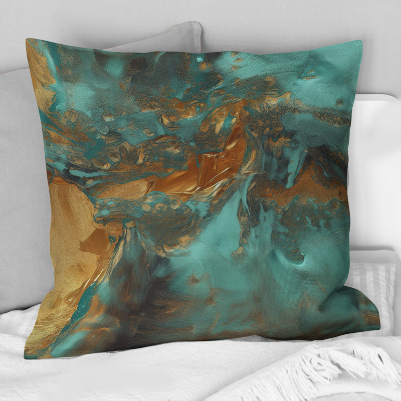 Coussin Whirling Waves I - Abstract Abstract