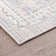 Alyssa Traditional Oriental Gray Polyester Rectangle Area Rug