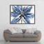 «Blue Petal», reproduction sur toile