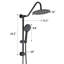 Wall Mounted 10" Rain And Handheld Shower - Matte Black Metal Scratch Finish System With Relaxing Bath Experience