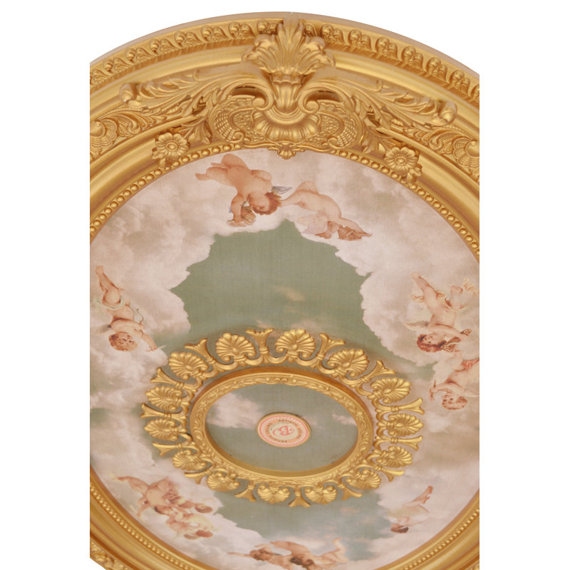 Lustre ovale médaillon de plafond