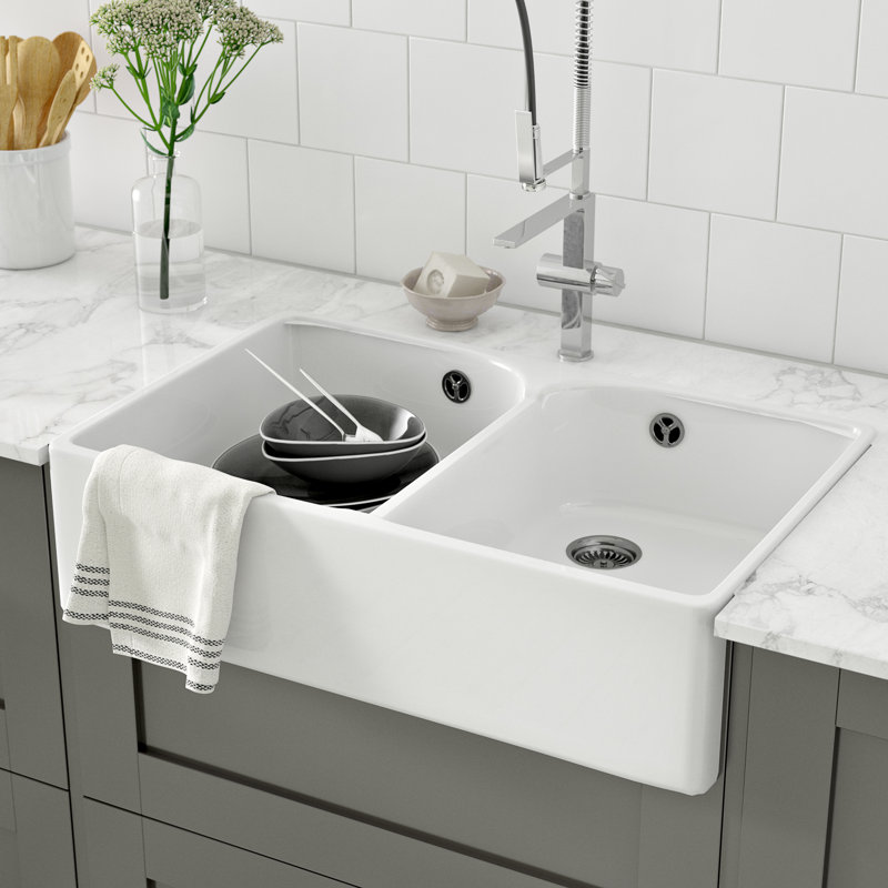 Farmhouse Double Bowl Kitchen Sink