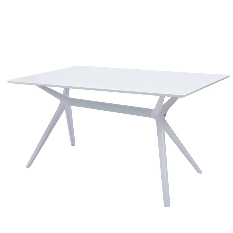Vikesha Dining Table, White