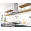 Zephyr Vista 36 in. Shell Only Wall Mount Range Hood with LED Lights in Stainless Steel