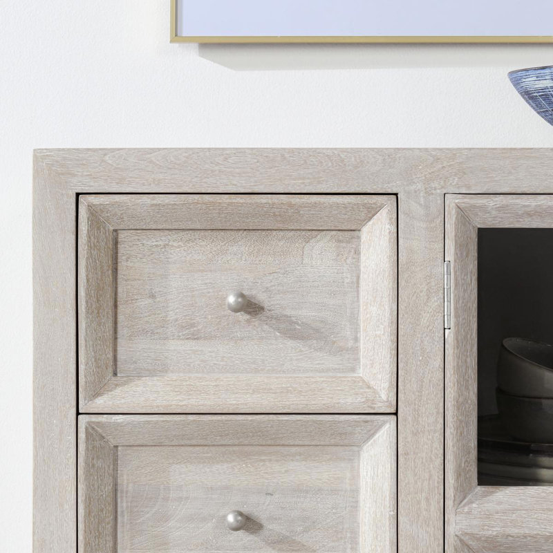 Isha Solid Wood Cabinet