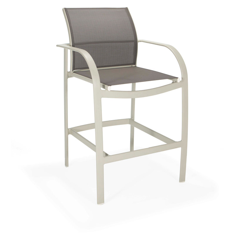 Coral Reef Sling Outdoor Bar Stool