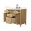 Meuble-lavabo simple autoportant 42 po avec plateau en quartz Pendry-114679715-125026059-125026060
