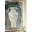 Toile peinte à la main 31,5 x 47,2 po avec vase vintage Amphora