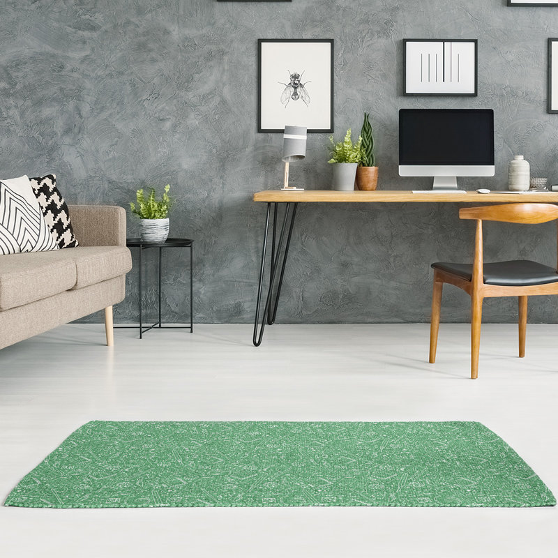 Chenille Abstract Indoor Rug, Rectangle 4' x 6'