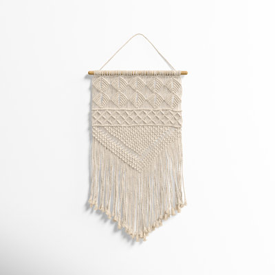 Cotton Hand Woven Tiered Wall Hanging 