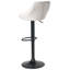 Swivel Upholstered Adjustable Height Counter Stool with Metal Frame-419704023