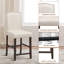 Upholstered Bar Stool with Solid Wood Frame