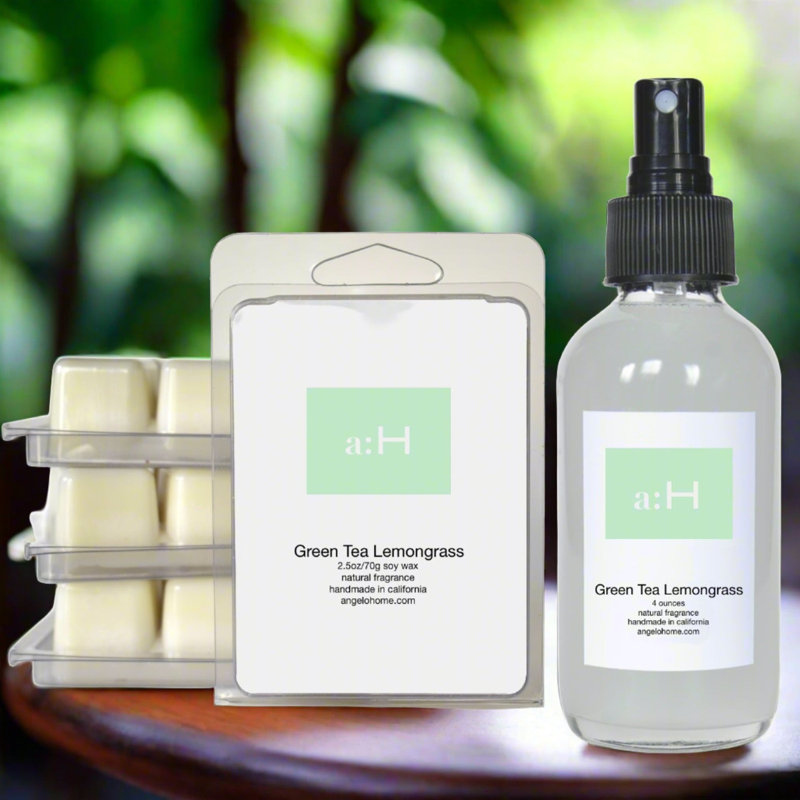 A: H Bougie thé vert citronnelle