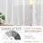 Semi Sheer Rod Pocket Farmhouse Textured Curtains-391720866-391720892