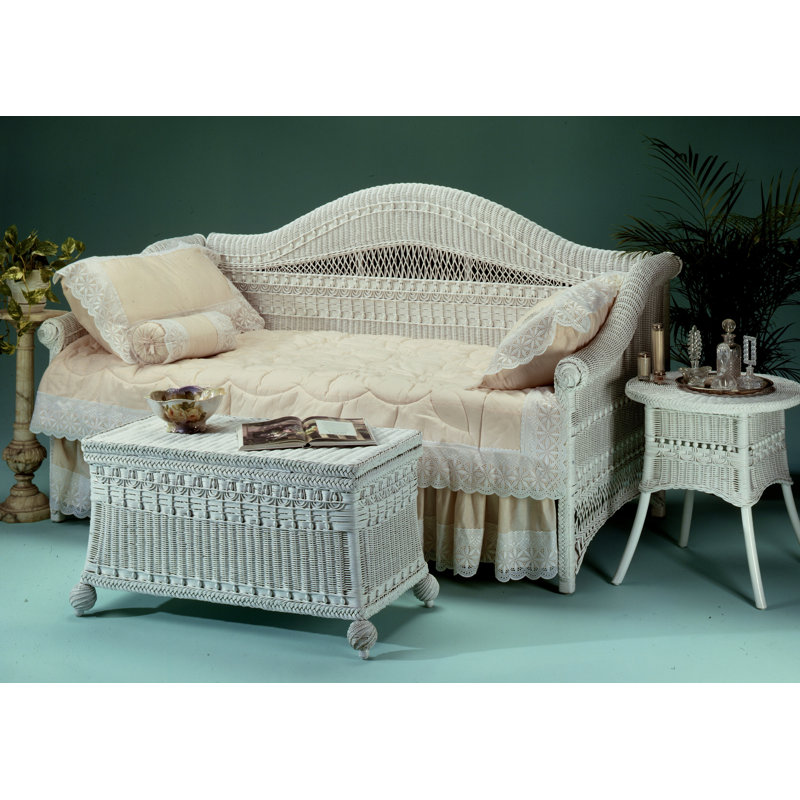 Classic Daybed With Trundle, White