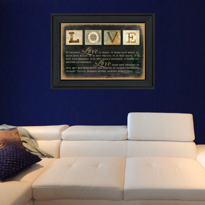 Love 1 - Cadre photo, art textuel