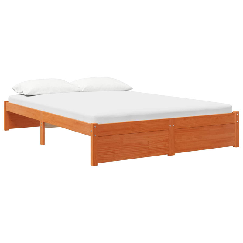 Solid Wood Bed Frame, 140 x 190cm