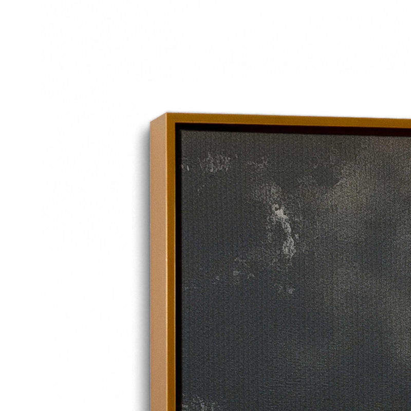 Reproduction sur toile de mélancolie hues II, H 30,75 po x l 20,75 po x P 1,75 po, Cadre flottant or poli