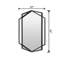 Miroir d'appoint mural / miroir de salle de bain / miroir mural Hexagon-1905795164