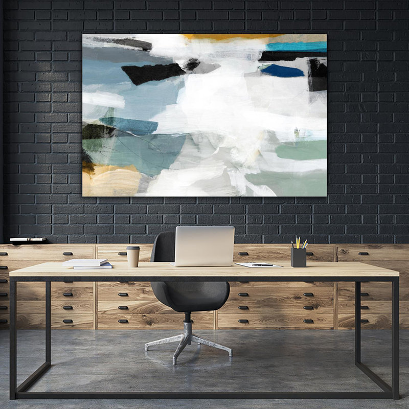 «Brush Formation Ii», reproduction d'art sur toile géante 84 po x 54 po, H 48 po x l 72 po x P 1,5 po