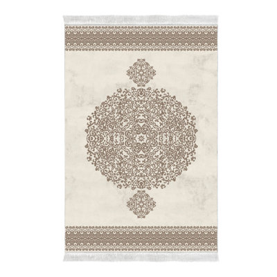 Tapis brun / beige Hayley