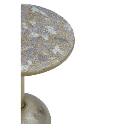 Baileyann Pedestal Round Side Table