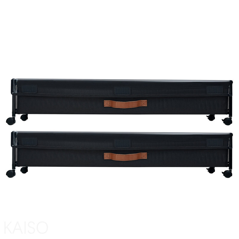Rangement sous le lit avec roulettes, sacs de rangement roulants 36 x 18,1 x 7,3 pouces, paquet de 2