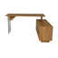 Bindschatel Modular L-Shaped Glass Writing Desk-113660620