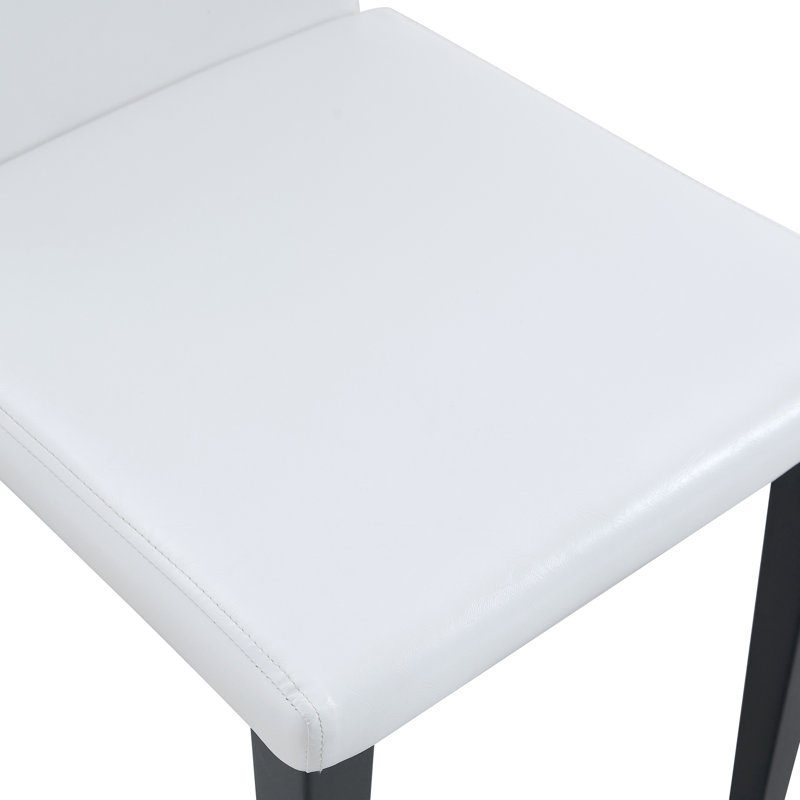 Chaises de salle à manger blanches en polyuréthane