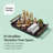 Arabesque Collection Vanity marble Tray Featuring Aluminum and Brass Construction for Christmas decor