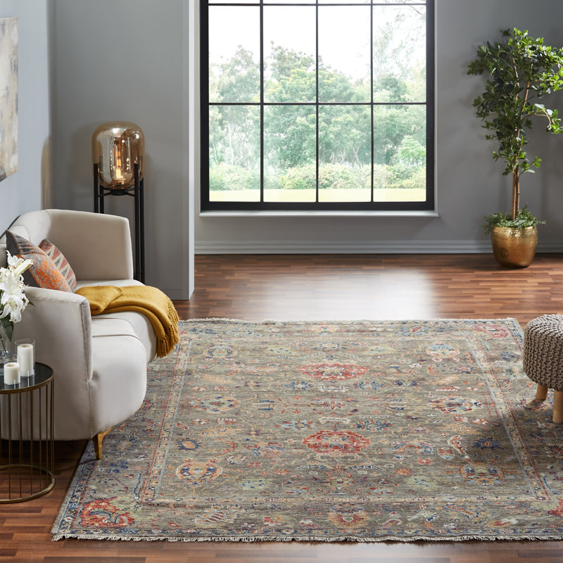 Wool Area Rug, Runner 2'6" x 10'