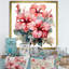 Hibiscus rose tropical, élégance II - art mural hibiscus-1458480450-1458480449