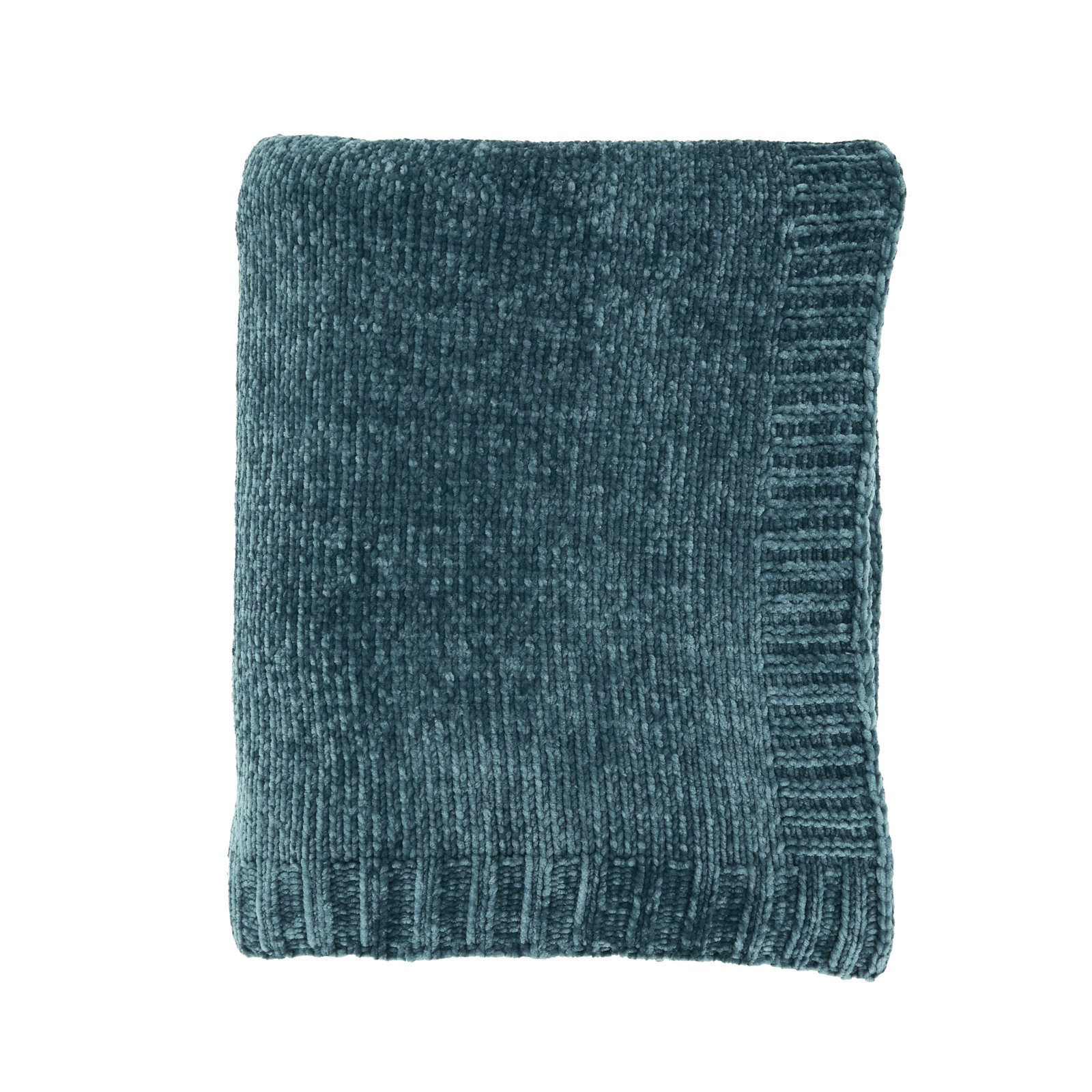 Carley Knit Throw Blanket, Green