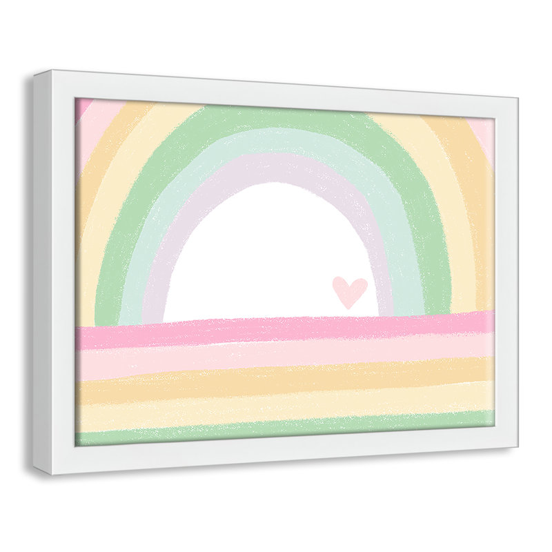 Décoration murale pour enfants, H 11 po x l 15 po x P 1,19 po, Encadré de boîte blanc