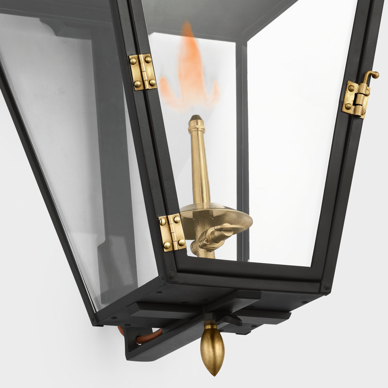 Albermarle Gas 1 - Light Outdoor Wall Lantern, 24'' H x 11'' W x 12'' D