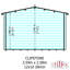 Pliner 12 x 10 Ft. Tongue and Groove Log Cabin-1099499342