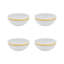 Domo Gold Porcelain Cereal Bowl-14058684