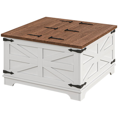 Predag Coffee Table Square Coffee Table Center Table Wood Coffee Table Coffee Table With Storage