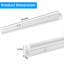 Lumière linéaire à DEL 2PACK 3CCT 35w / 40w / 45w 5400lm 0-10v à intensité variable pour le garage de la cuisine