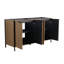 Base de meuble-lavabo autoportant 60 po avec 4 portes Cedric, sans lavabo inclus Cedric