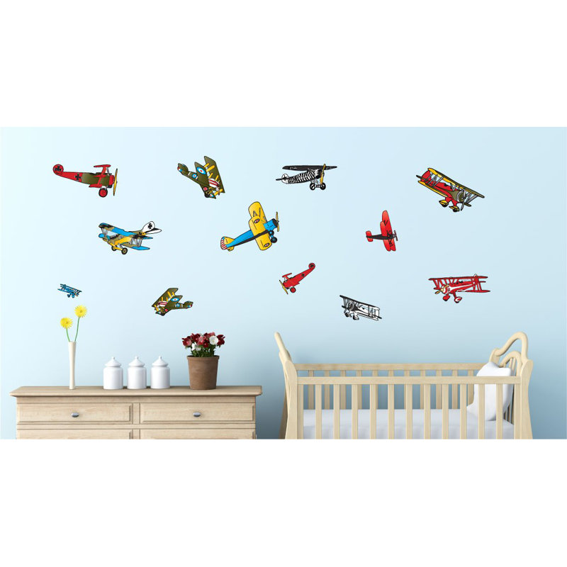 Adhésif décoratif avion