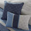 Ensemble d'édredon en microsuède 7 pièces bleu marine-117517583-117517581