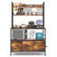 Étagère de boulanger standard en acier 39,37 po avec micro-ondes Ruperto-1846160798