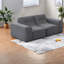 Canapé modulaire à compression moderne en chenille de 83,6 pouces pour la maison